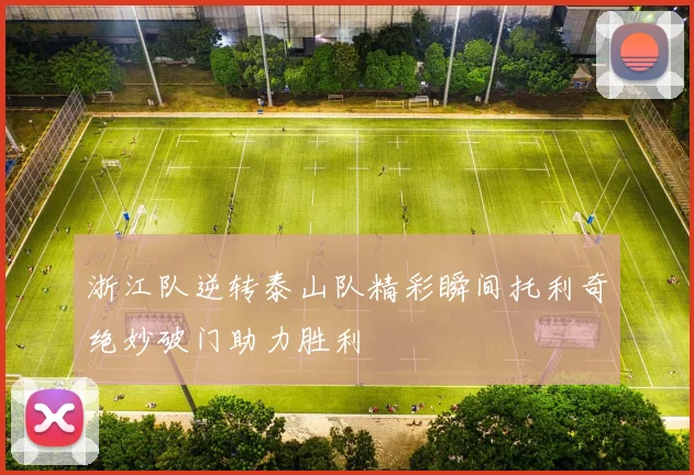浙江队逆转泰山队精彩瞬间托利奇绝妙破门助力胜利